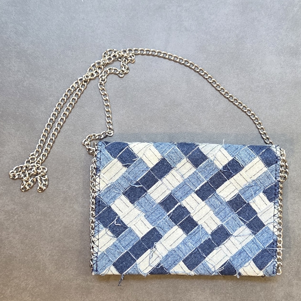 Chelsea28 Demin Patchwork Crossbody Bag